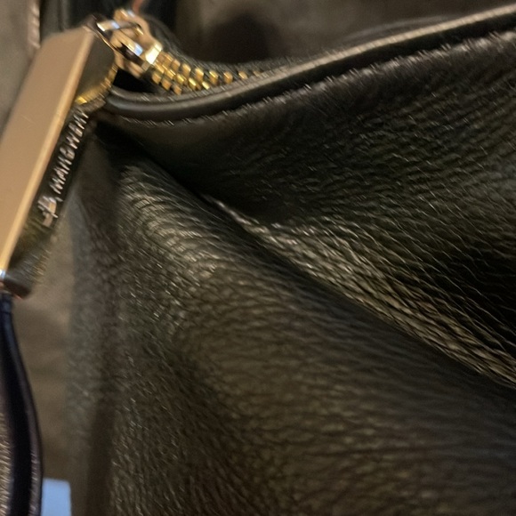 🦋 Bruce Makowski Leather Shoulder Bucket Bag - Picture 4 of 17